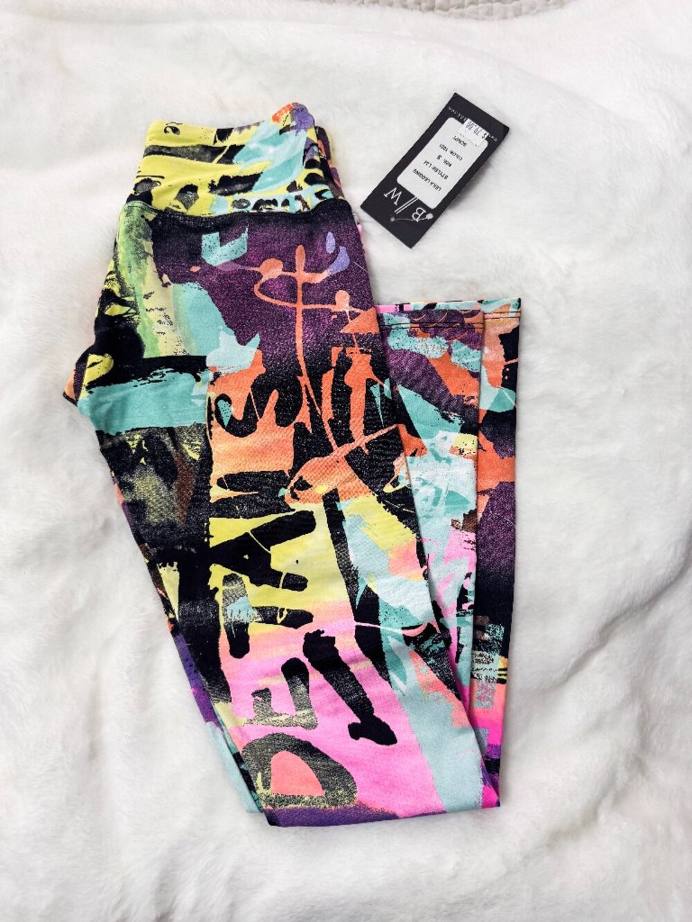 Brazil Wear super soft Graffiti print legging